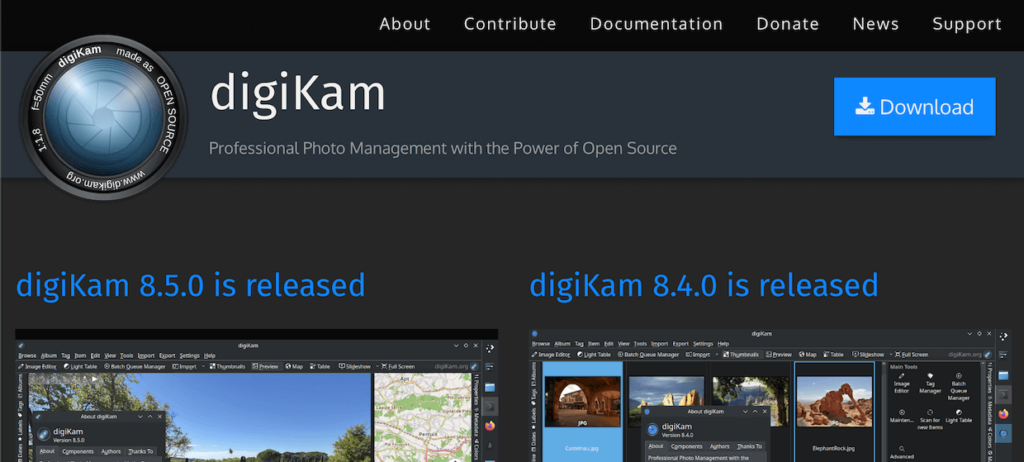 digiKam photo manager