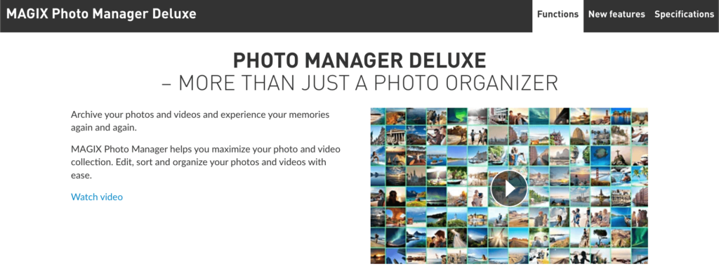 MAGIX Photo Manager Deluxe