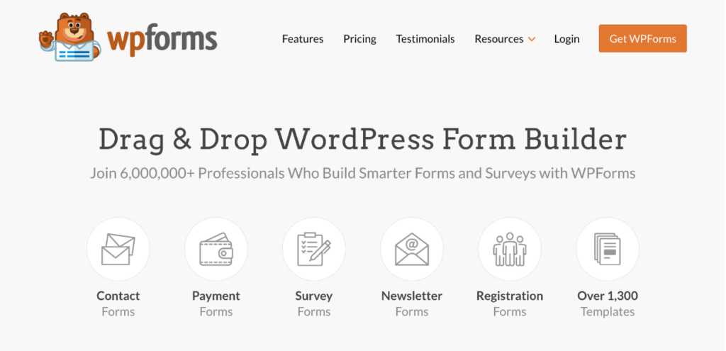 WPForms Home - best forms plugin for WordPress
