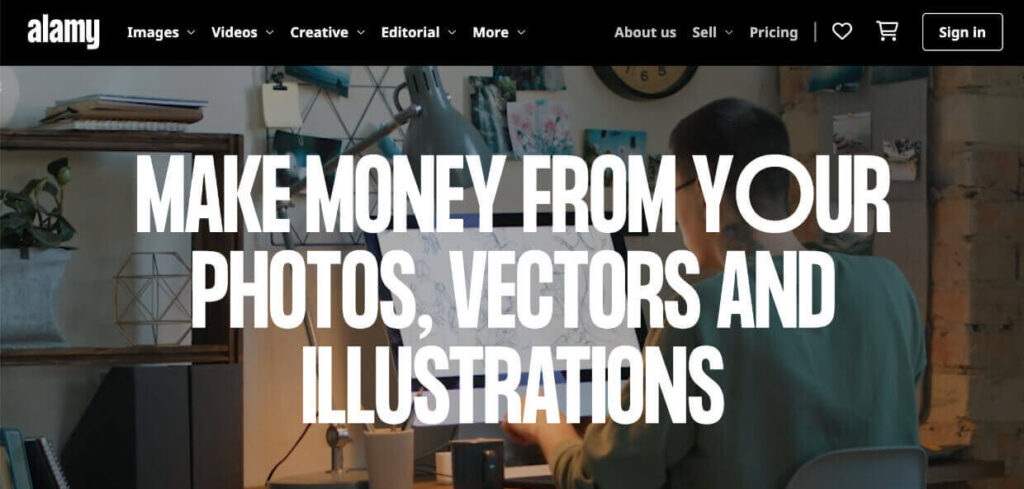 Alamy Contributor - photo selling website