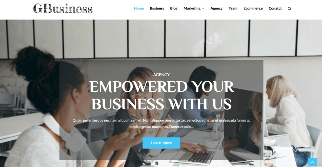 Great Business - Free WordPress theme
