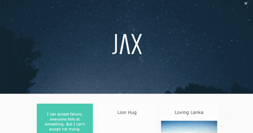 Jax Lite WordPress theme