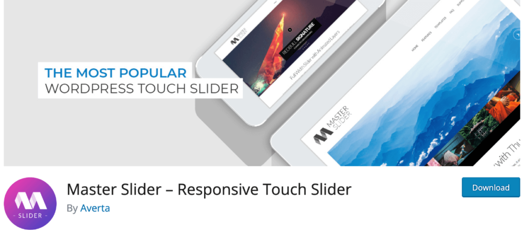 Mater Slider - WordPress image slider plugins
