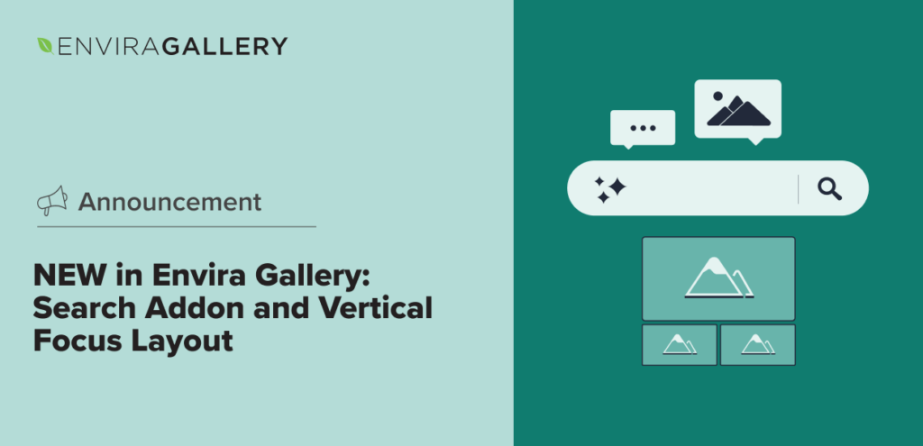 NEW in Envira Gallery: Search Addon and Vertical Focus Layout!