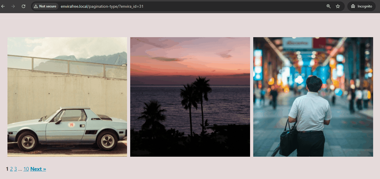 On Pagination Click, Reloading Page