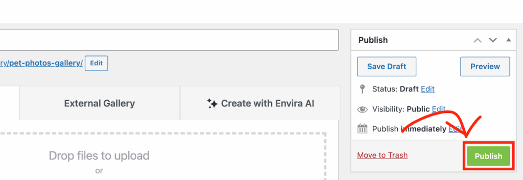 publish-envira-gallery - Envira Gallery Publishing an Envira Gallery
