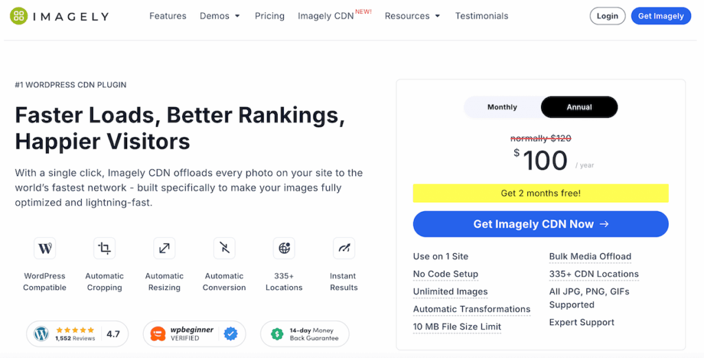 Imagely CDN is one of the best CDNs