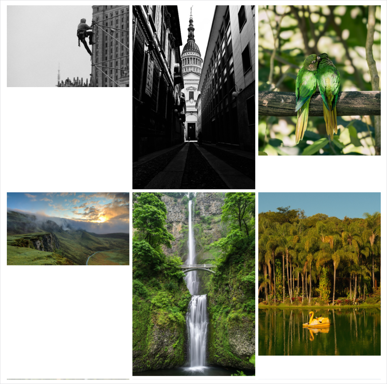 Envira Gallery Grid layout example - Envira Gallery Envira Gallery Grid layout where each photo keeps its own aspect ratio, leaving white space under the landscape shots